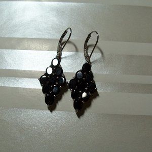 Black Spinel Earrings